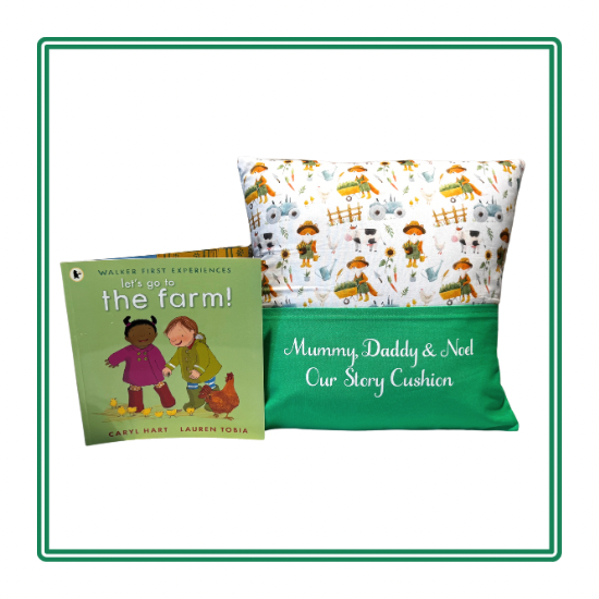 Farmer Fox Children's Story Cushion