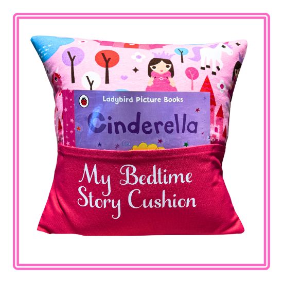 Pink Princess Children's Story Cushion