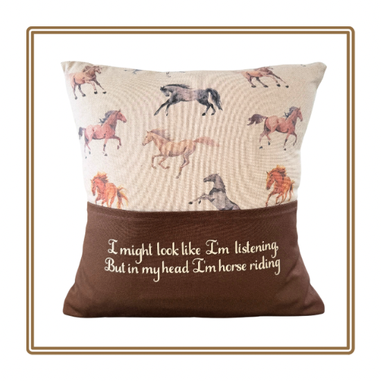 Horsey Heaven Children's Story Cushion