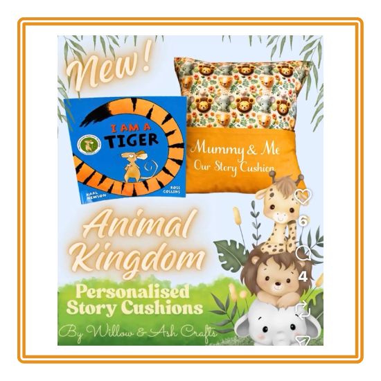 Animal Kingdom Children's Story Cushion