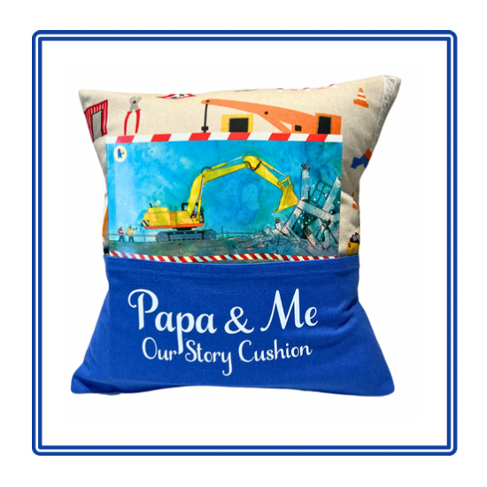 Construction Children's Story Cushion