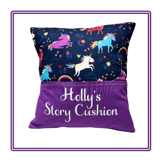 Unicorn Brights Children's Story Cushion