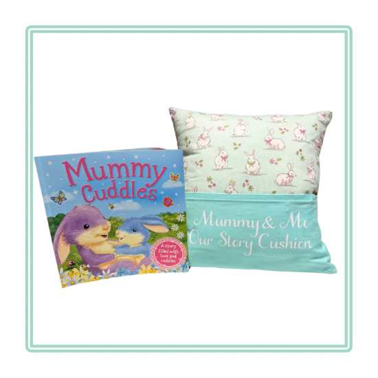 Rabbits in Ribbons Children's Story Cushion