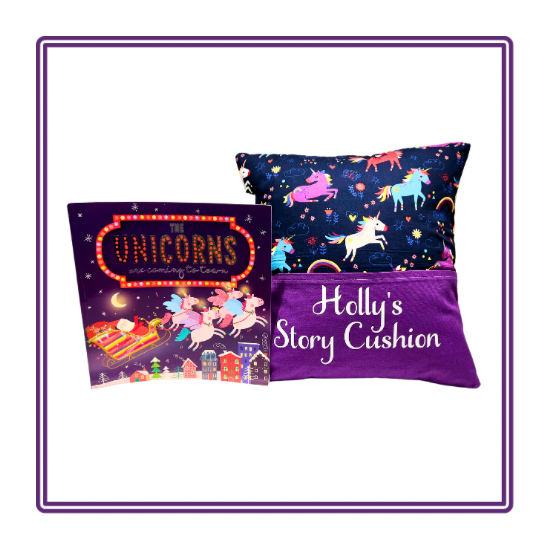 Unicorn Brights Children's Story Cushion