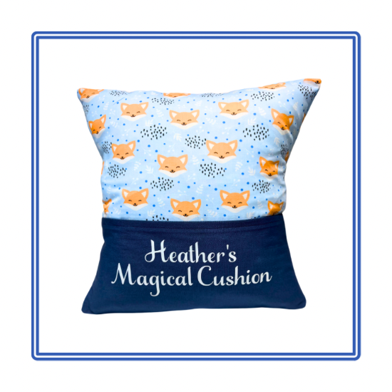Friendly Foxes Children's Story Cushion