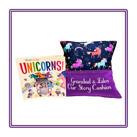 Unicorn Brights Children's Story Cushion