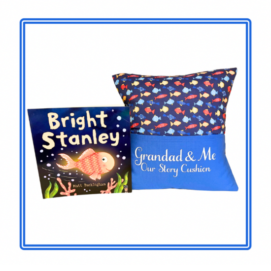 Little Fishes Children's Story Cushion