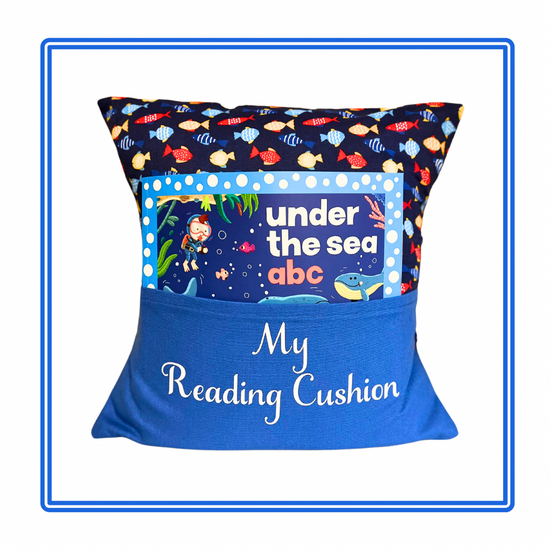 Little Fishes Children's Story Cushion