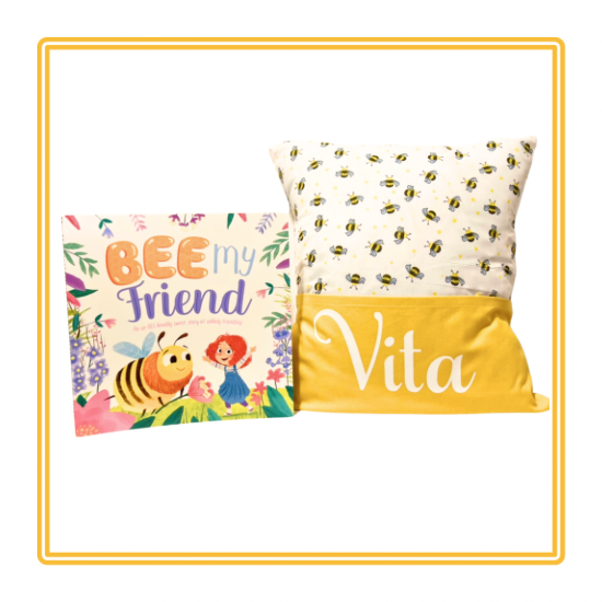 Buzzy Bees Children's Story Cushion