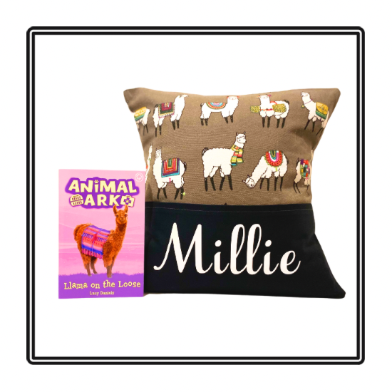 Llama Drama Children's Story Cushion