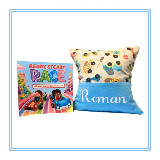 Toy Cars Children's Story Cushion