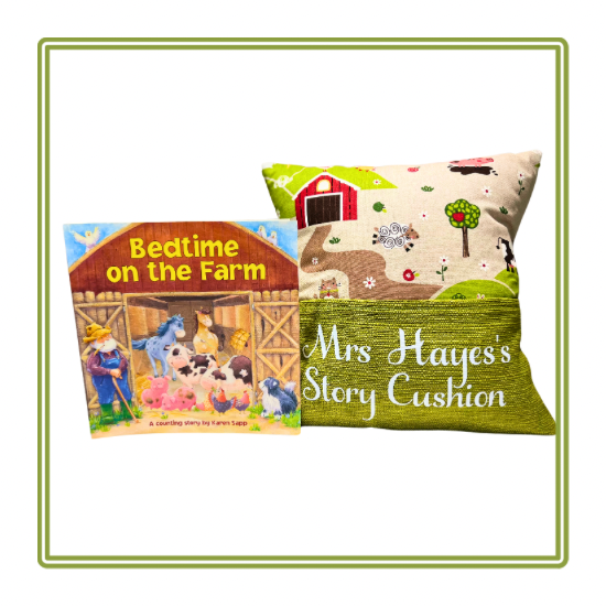 On The Farm Children's Story Cushion