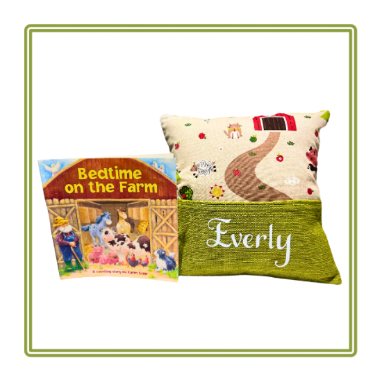 On The Farm Children's Story Cushion