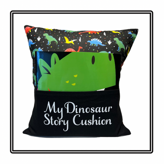 Bright Dinos Children's Story Cushion