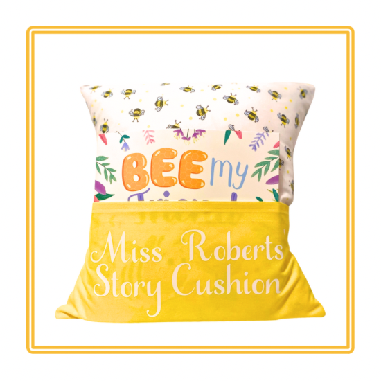 Buzzy Bees Children's Story Cushion