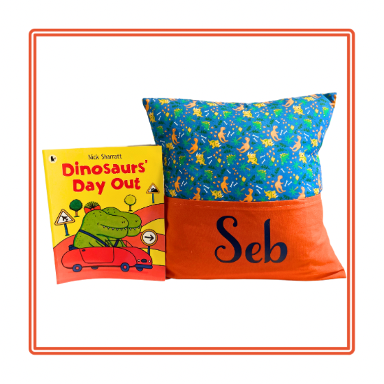 Mini Dinos Children's Story Cushion