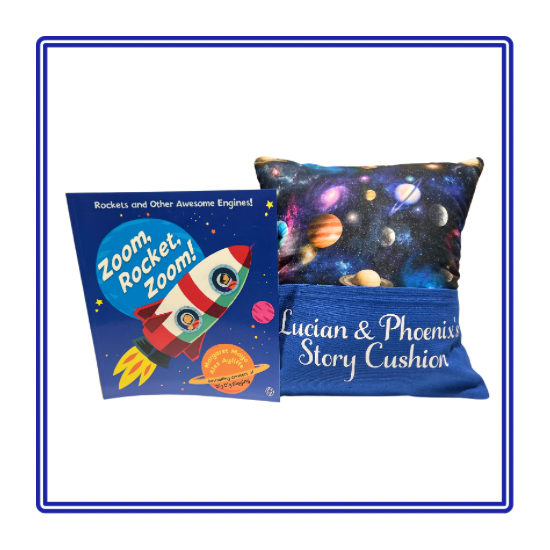 Space Children's Story Cushion