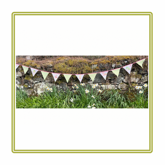 Spring Gnomes Children’s Personalised Bunting