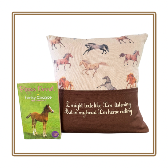Horsey Heaven Children's Story Cushion