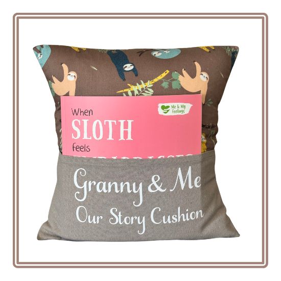 Sloth Children's Story Cushion