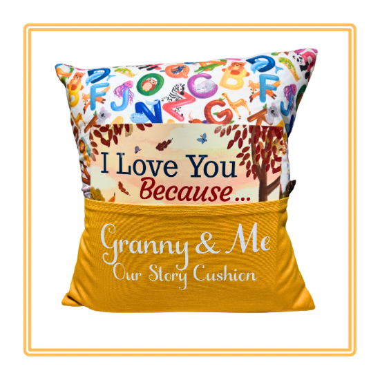 Alphabet Animals Children's Story Cushion