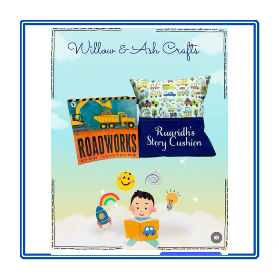 Mini Transport Children's Story Cushion