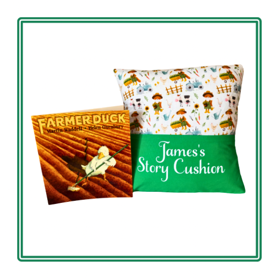 Farmer Fox Children's Story Cushion