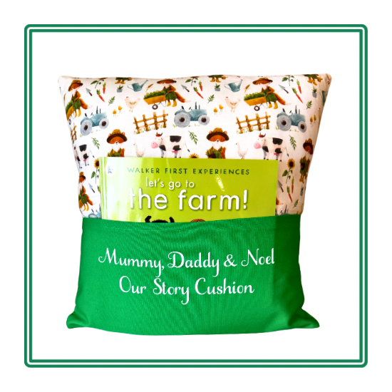 Farmer Fox Children's Story Cushion