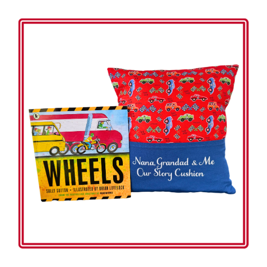 Beep Beep Vroom! Children's Story Cushion