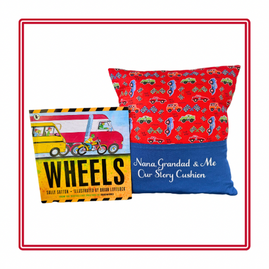 Beep Beep Vroom! Children's Story Cushion