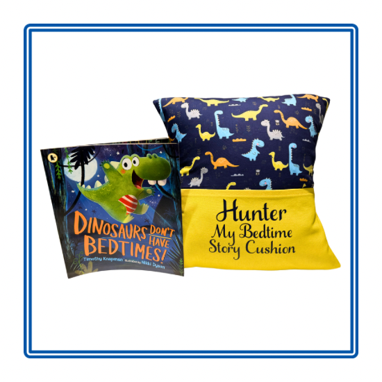 Dinosaur Roar Children's Story Cushion