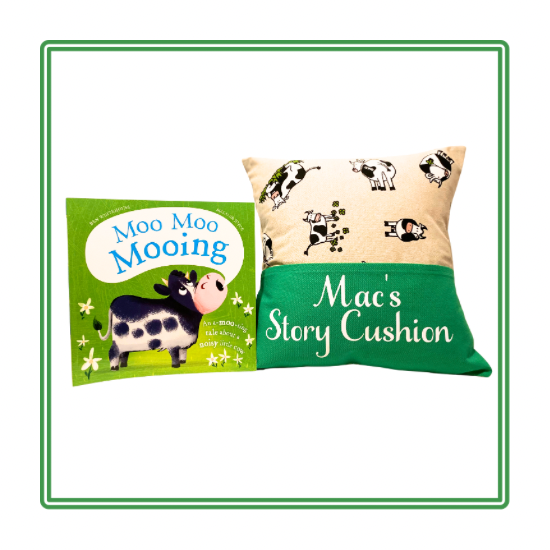 Moo Cow Children's Story Cushion