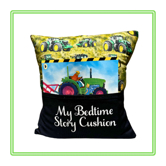 Tractor Fans Children's Story Cushion
