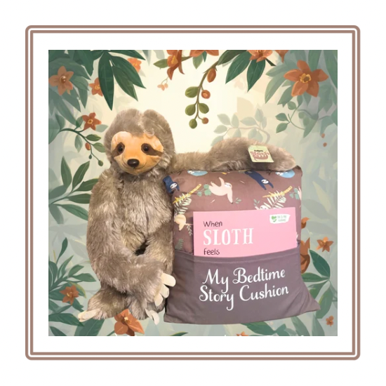 Sloth Children's Story Cushion