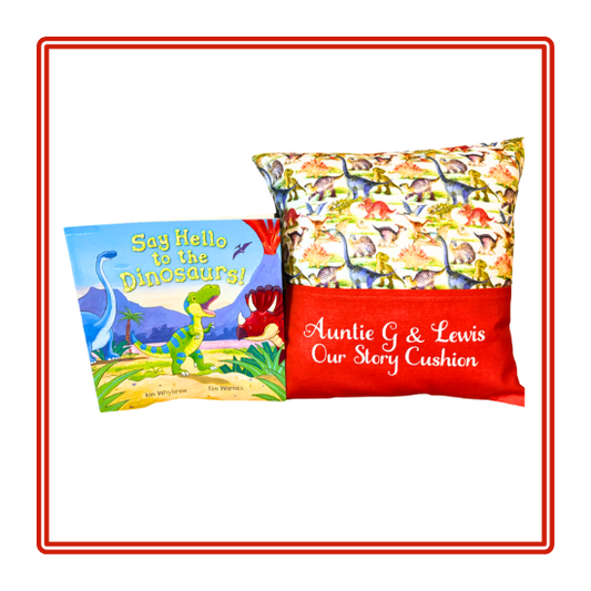 Dinosaur Land Children's Story Cushion