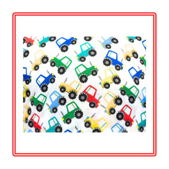 Bright Tractors Children's Story Cushion