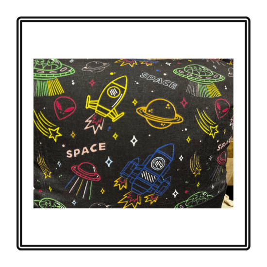 Space Travel Children's Story Cushion
