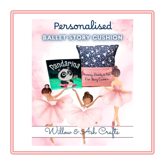 Ballerina Children's Story Cushion