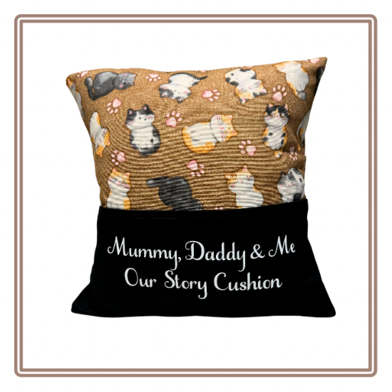 Cat Capers Children's Story Cushion