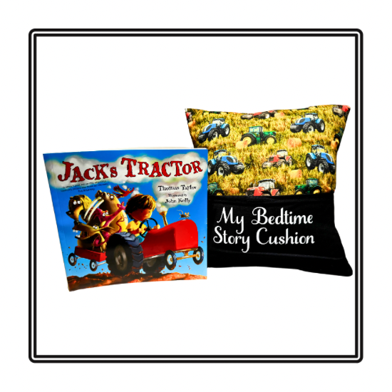 Tractor Dreams Children's Story Cushion