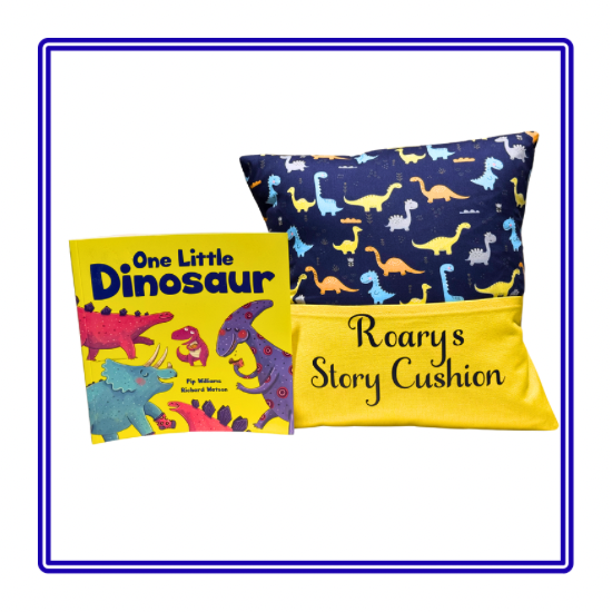 Dinosaur Roar Children's Story Cushion