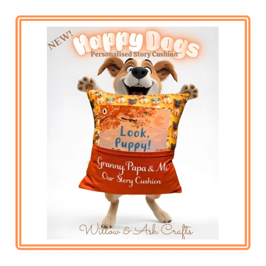 Happy Dogs Children's Story Cushion