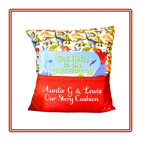 Dinosaur Land Children's Story Cushion