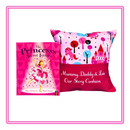 Pink Princess Children's Story Cushion