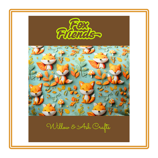 Fox Friends Children's Story Cushion