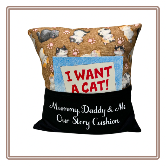 Cat Capers Children's Story Cushion