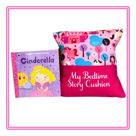 Pink Princess Children's Story Cushion