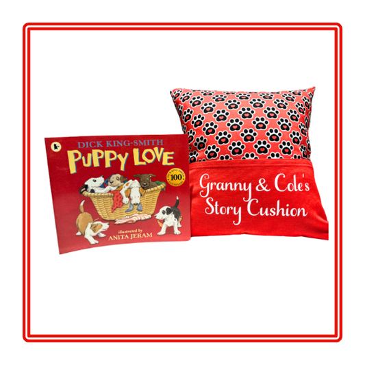 Paw Prints Children's Story Cushion