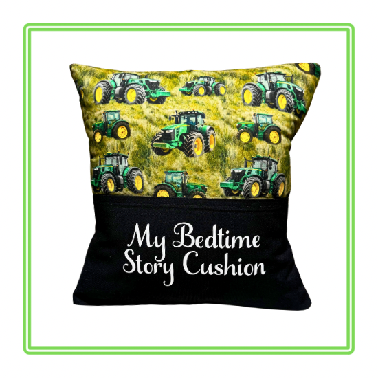 Tractor Fans Children's Story Cushion