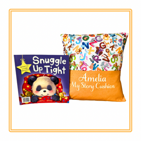 Alphabet Animals Children's Story Cushion